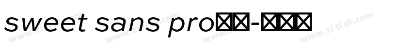 sweet sans pro字体字体转换